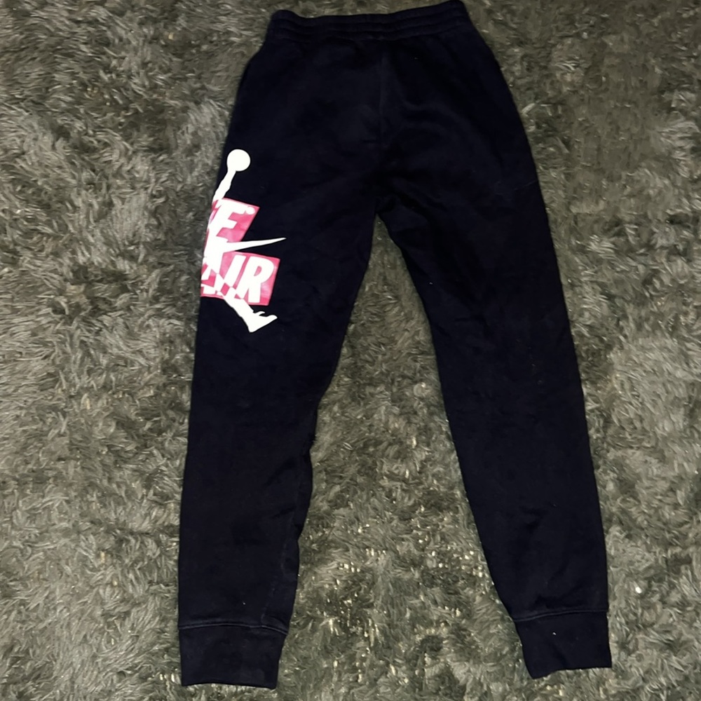 Nike Black Sweatpants with Nike Air Logo - Picture 3 of 4